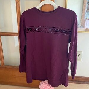 PINK Victoria’s Secret Long Sleeve Campus Tee